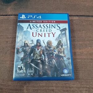 PS4 Assassin's Creed Unity Limited Edition Video Game Disc Only